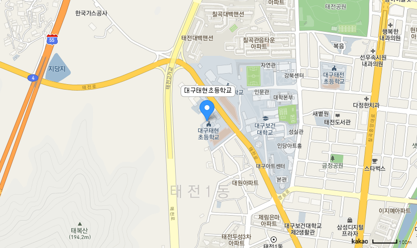 학교 찾아오시는 길 지도